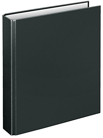 Veloflex 1153080 ringpärmar Basic, ringbok, mapp, DIN A5, 4-ringmekanism, 196 x 230 x 30, kartong, svart
