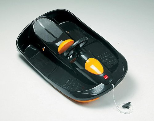 Hamax | Lenkschlitten | SNO Action | Kältebeständiges Polyethylen | 95 cm | CE-Zertifizierung | Belastbar bis 80 kg | präzise Lenkung | inkl. Zugseil