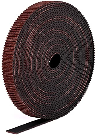 iMetrx GT2 Riemen 10mm Belt 3D Drucker 5Meter Zahnriemen Prämie Fiberglas Zugschnur Verschleißfeste braune Nylon Zahnoberflächen