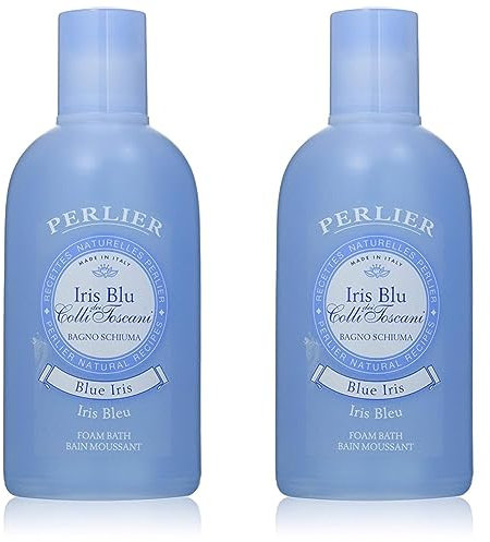 Perlier Bagno Schiuma Iris Blu, 500 Millilitro (Confezione da 2)