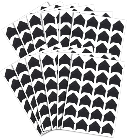 288 Pcs Black Photo Corners Picture Corners Self-Adhesive Photo Corners Picture Mounting Corners Stickers for Scrapbooks Photo Album Journal Craft DIY Supplies