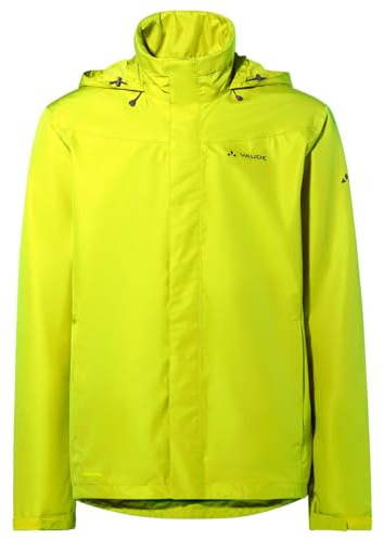 VAUDE Escape Bike Light – Veste de Pluie Imperméable Homme, Running et Vélo, Respirante, Coupe-Vent avec Capuche Escamotable