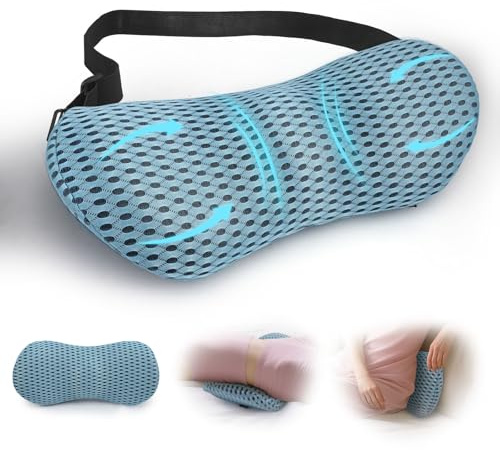 Cuscino Supporto Lombare Auto Ergonomico in Memory Foam, Cuscino Lombare Divano | Supporto Lombare per Auto & Cuscino Schiena Ufficio, Sollievo dal Mal di Schiena, Adatto a Letto/Ufficio/Divano