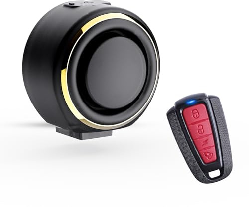 XIAOKOA Système d'alarme de vélo 110 dB USB-C rechargeable avec | Avertissement antivol 110 dB, capteur et son réglables, 6 mélodies, étanche IPX5, pour vélo électrique, moto, scooter