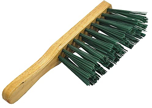 Faithfull FAIBRHANDSTI - Cepillo con cerdas de PVC duras, 275 mm, color verde