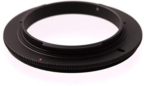 Ares Foto® 58mm Adattatore per macrofotografia, Anello di inversione, Macro Reverse Ring. Compatibile con Canon EOS 2000D 4000D 200D 800D 80D 6D Mark II 6D 7D Mark II 5D Mark IV EOS-1D X Mark II 5DS