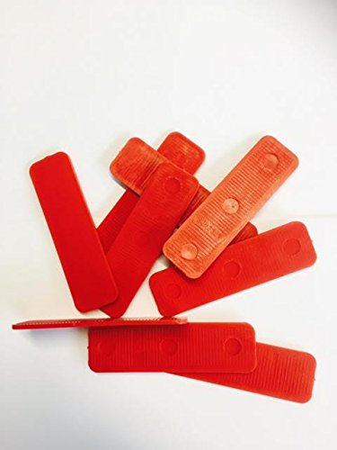 Distanzklötze Ausgleichsklötze Montageklötze Verglasungsklötze Kunststoffklötze 100 Stk. Stärke 8mm - Maße 80 x 23 x 8mm