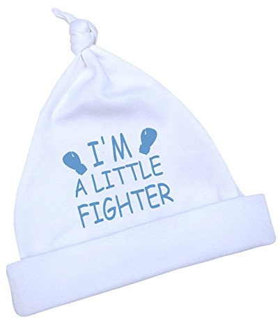 BabyPrem Bonnet pour bébé prématuré Little Fighter Garçon Fille Vêtements 0,7-3,4 kg, bleu, 38-44
