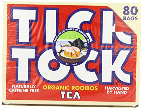 Tick Tock Original Rooibos Tea Bags (80) - Pack of 6