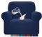 Granbest Stretch Wasserdicht Sofabezug 1 Stück Sofahusse Spandex Jacquard Elastische Couchbezug mit Anti-Rutsch-Schaumstoffe (1 Sitzer, Dunkelblau)