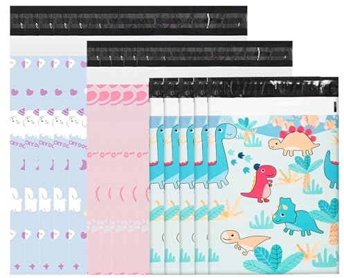 30 bolsas para envíos de 3 tamaños de colores, sobres de envío Vinted impermeables y no transparentes con cierre adhesivo para ropa, cajas y otros productos (30 unidades, 3 tamaños)