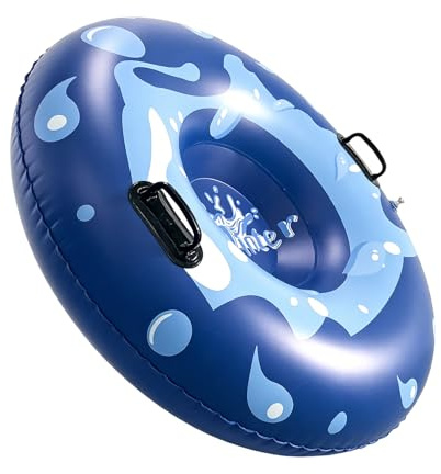 snowTube - Slitta gonfiabile per carichi pesanti, giocattolo da neveinvernale pieghevole, design in PVC a pilota singolo | Grande slitta da neveper adulti e bambini, per le piste da sci delle colli