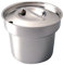 Vogue Wasserbad-Topf mit Deckel, Edelstahl, 4 l, Suppentopf, Soßentopf, Kochgeschirr, silberfarben, K081