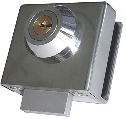 Cerradura Cbm 2004 Puerta Cristal Llave Plana