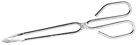 Fackelmann Food&More Tenacillas Cocina con Palas en Acero, Color Inoxidable, 25x7,3x3,3cm, 1 ud, Plateado, 25cm