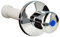 tecuro Verlängerung-Set für UP-Ventil 50-140 mm, mit Rosette und Griff - verchromt