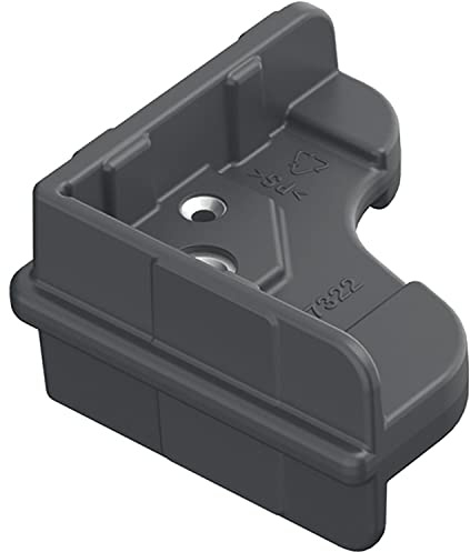 HETTICH 9257322 AvanTech You Verarbeitungshilfe (Bohrhilfe) Practica 295 Bohrlochführung für die Rückwand, Silber