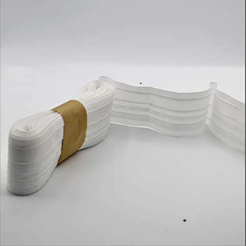 LEDUC 5 Mètres Ruflette Universelle/Ruban Fronceur pour Rideaux 25mm