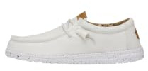 HEYDUDE Men Wally Washed Canvas Blue Casual Moccasin 42 EU