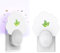 (2 Dispositifs) Anti Moucherons Interieur, Piege a Mouche avec Lumière UV (365nm + 395nm), Raid Anti Moustique - 2 Paquets Blanc + 12 Paquets de Pastilles Adhésives