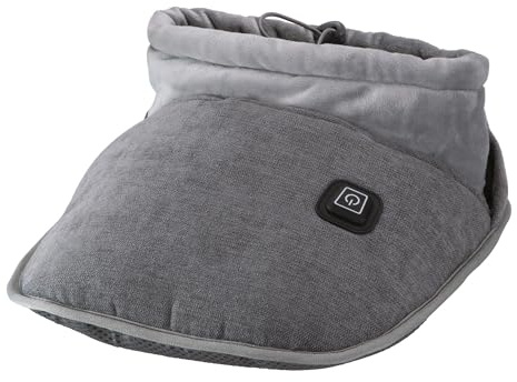 LANAFORM - Graphene Foot Warmer - Chauffe-pieds Électrique Sans Fil - Chausson Chauffant Graphène - Chaleur Jambes Hiver Bureau - Batterie Portable 5000mAh - Polaire Ultra Douce - 3 Intensités