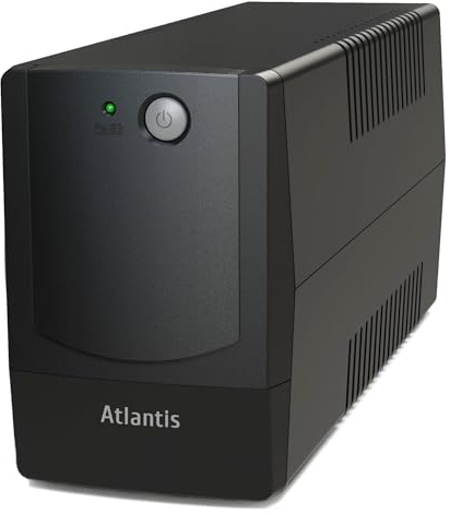 Atlantis Land OnePower PX800 800VA 4AC outlet(s) Compacto Negro sistema de alimentación ininterrumpida (UPS) - Fuente de alimentación continua (UPS) (800 VA, 400 W, 162 V, 268 V, 220 V, 220 V)