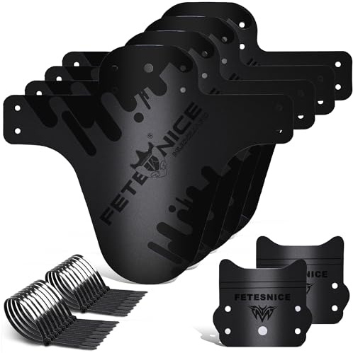 FETESNICE Bike Fender Set for Front and Rear Universal Lightweight and Weatherproof for 26-29-Inch Mountain Bike City Bike and for Fatbike and Wide Tires