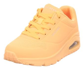 Skechers Damen UNO Stand on Air Sneaker, Orange, 41 EU