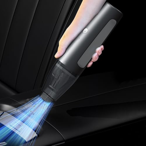 Home Handstaubsauger Akku, 2 in 1 einfach Handstaubsauger Kabellos Mini-Autostaubsauger Staubsauger, USB aufladbar 2400mAh Auto-Staubsauger, Mini Handstaubsauger für Auto, Haus, Küche, Tierhaare