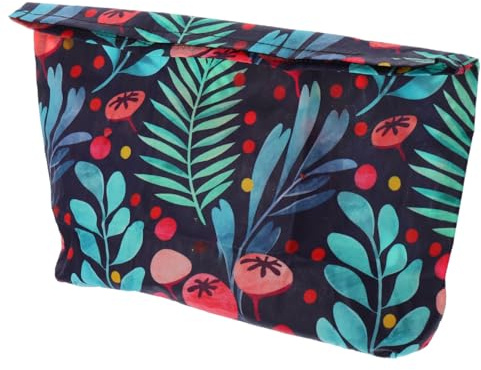VERDANVERSE Bolsa Reutilizable para Almacenar Alimentos Cera de Abeja 100% Algodón Tamaño Grande 20x23 Cm Color Oscuro, Bolsa Sellada para Conservar Frutas y Verduras en Buen Estado Segura