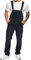 989Zé ENZO Mens Denim Blue Dungarees Work Fashion Dungaree Casual Overalls Jeans 30-50 Waist Sizes (34, Black)