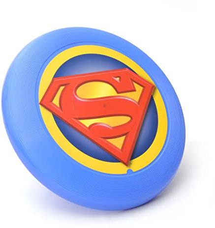 Ciao- Frisbee Superman DC Comics (27 cm) de plástico, Color Azul, Rojo, Amarillo, One Size (E7180)