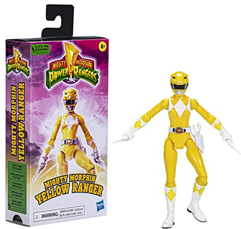 Power Rangers Mighty Morphin Yellow Ranger Figur, 15 cm