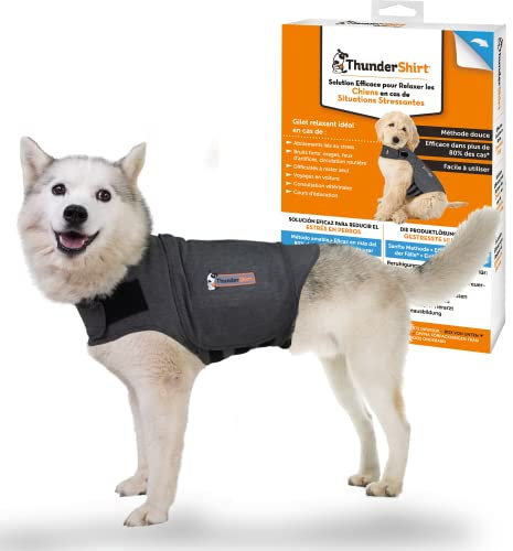 Thundershirt: Beruhigungsweste für Hunde - Grau - Größe L