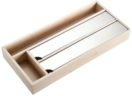 Kesper Foil Dispenser, Material: Bamboo, Dimensions: 42 x 19 x 5.4 cm, Colour: Natural, 57041 13