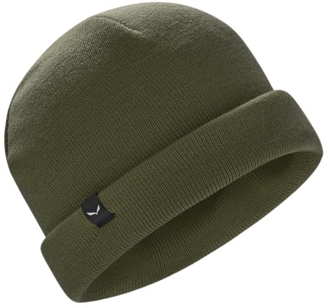 Salewa Puez Merino Beanie, Faded Green, UNI58