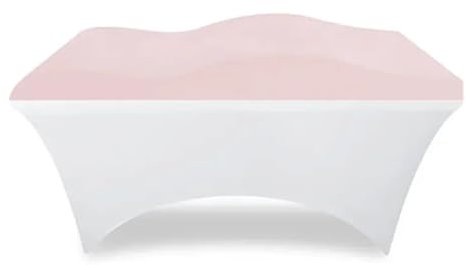 LUKYWANG Kosmetikliege Salon Wimpern Tisch Schaum Topper Schwamm Matratze Wimpern Memory Foam Gebogene Topper Wimpern Bett Matratze Wimpernliege(Pink)