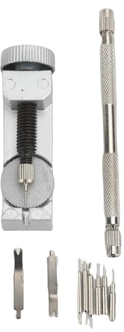 Klockreparationsverktygssats Professionell metallurbandsborttagning Länkborttagningsstång Demonteringsspak med utbytestips för armbandsurunderhåll och reparation