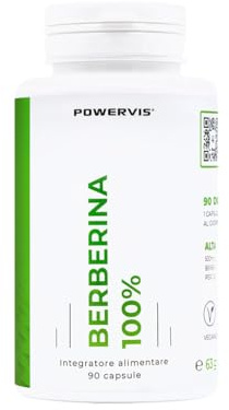 Berberina Pura - 90 capsule (Scorta di 3 mesi) - 500mg per capsula - Estratto di Berberis Aristata 97% - Vegan - OGM free