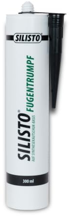 SILISTO Bitumen Dichtmasse 310ml - Fugentrumpf Dichtungsmasse - Bitumendichtstoff - vielseitig einsetzbar - 1K Grau