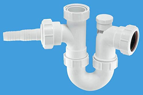 McAlpine Anti Syphon Sink Trap with Horizontal Nozzle WM2V