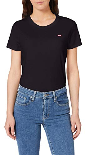 Levi's Damen Perfect Tee Mineral Black M