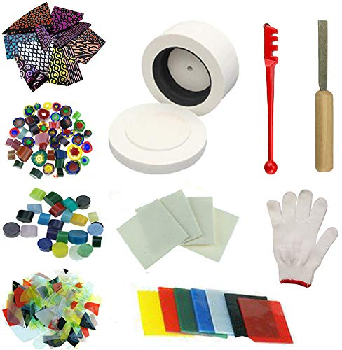 Jiajie Small Microwave Kiln Kit 10pcs/ Set for DIY Jewelry Glass Fusing