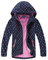 Natashas Kinder Mädchen Wasserdicht Jacke Übergangsjacke Fleecefütterung Warm Atmungsaktiv Winddicht Wanderjacke Softshelljacke Outdoorjacke mit Kapuze (122)