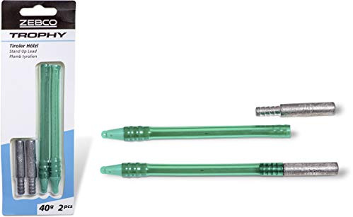 Zebco Trophy de qualité en Bois du Tyrol - Plomb de Base - Accessoires de pêche - Divers - 40 g