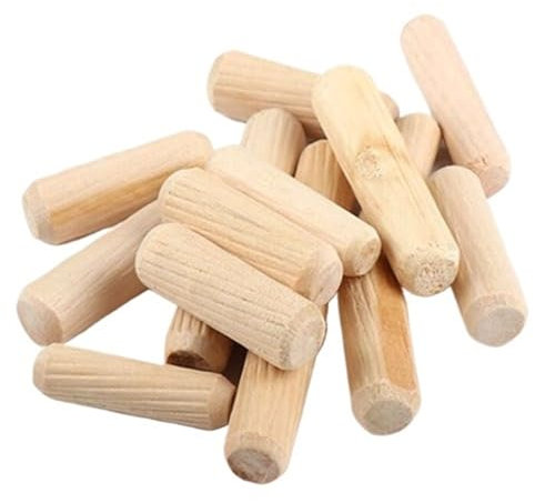 Tacos de madera, pasadores, 50-100 pines, varillas de montaje de muebles M6/M8/M10, tacos de madera, pines artesanales surtidos for reparación y fijación de muebles, fabricación de artesanías(6x30mm 1