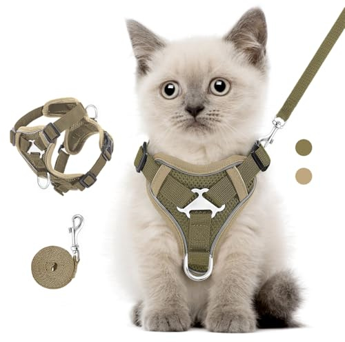 VavoPaw Ensemble Harnais et Laisse pour Chats,Chatons,Chiots,Marche