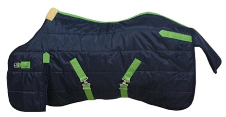 LOVIVER Horse Blanket Horse Rain Sheet Windproof Equestrian Apparel, Breathable, Equine Protection Warm Turnout Sheet, 90cm