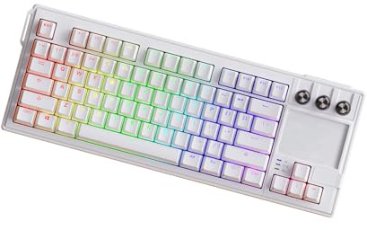 KieTeiiK Einfaches LCD Eingabegerät mit visueller Anzeige und geräuschabsorbierenden Decken für eine konzentrierte Umgebung Mehrschichtiges, isoliertes Spieltastenset