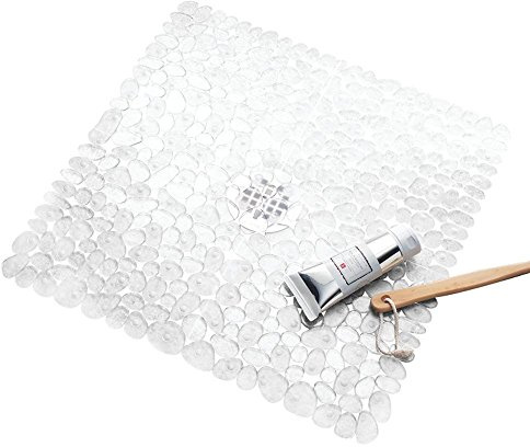 iDesign 80210EU Pebblz Duschmatte, transparent